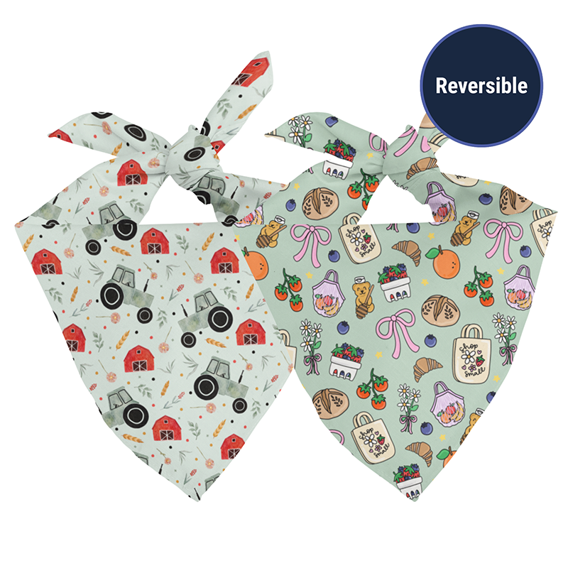 Farmers Market Dog Bandana by Dog Bandana Co.