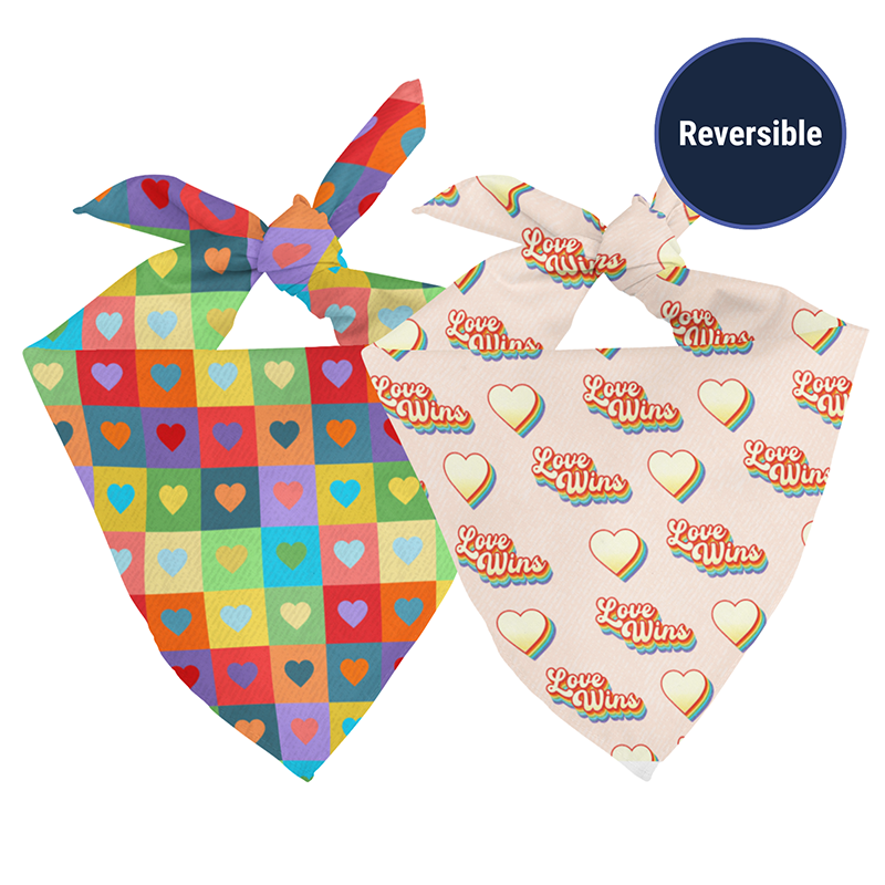 Love Wins Dog Bandana by Dog Bandana Co.