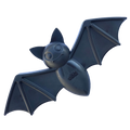 Vampire Bat Nylon Dog Chew Toy for Aggressive Chewers | USA Made & FDA Compliant by SodaPup/True Dogs, LLC