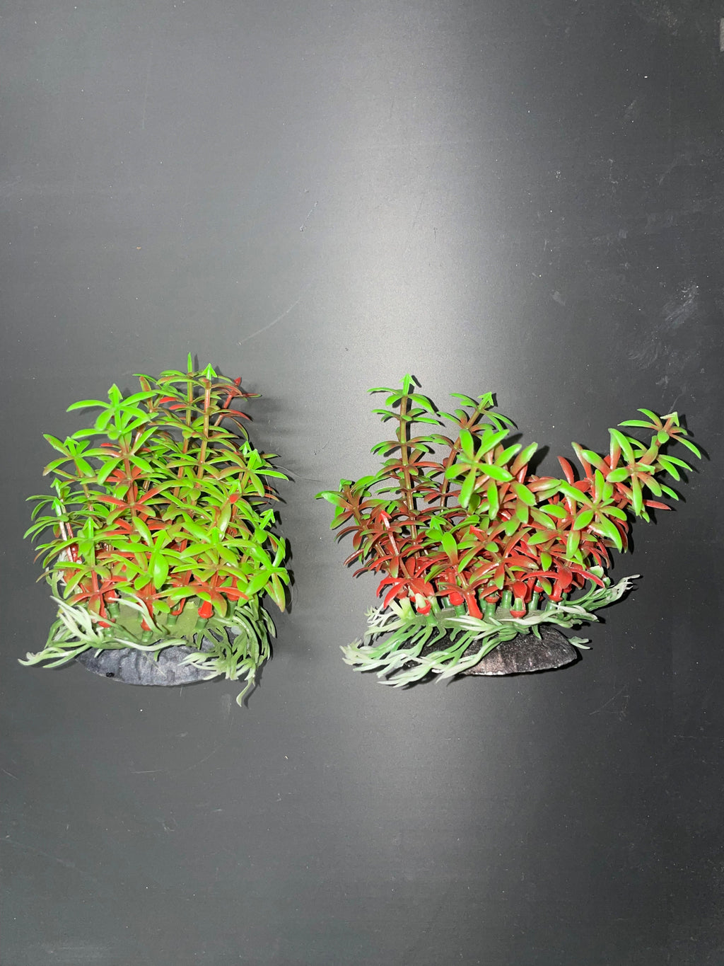 PREMIUM Small Artificial Aquarium Plants - Set of 2 - Aquatics Safe by Northeast Aquariums LLC