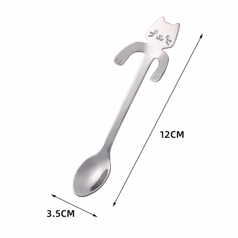 Stainless Steel Cat Coffee Spoon by Love My Pet