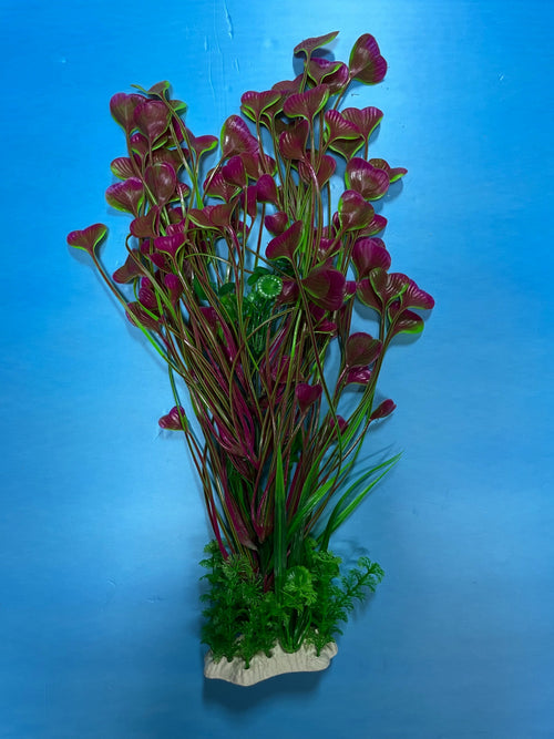 Artificial Aquarium Plant for Fish Tanks, LARGE aquarium plastic plant, 25" TALL by Northeast Aquariums LLC