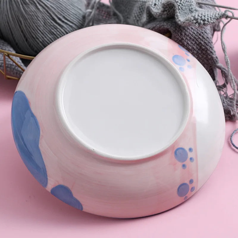 Creative Japanese Style Hand-painted Cartoon Cat Dinnerware by Love My Pet