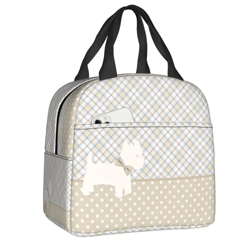 West Highland White Terrier Dog Thermal Insulated Lunch Bag by Love My Pet