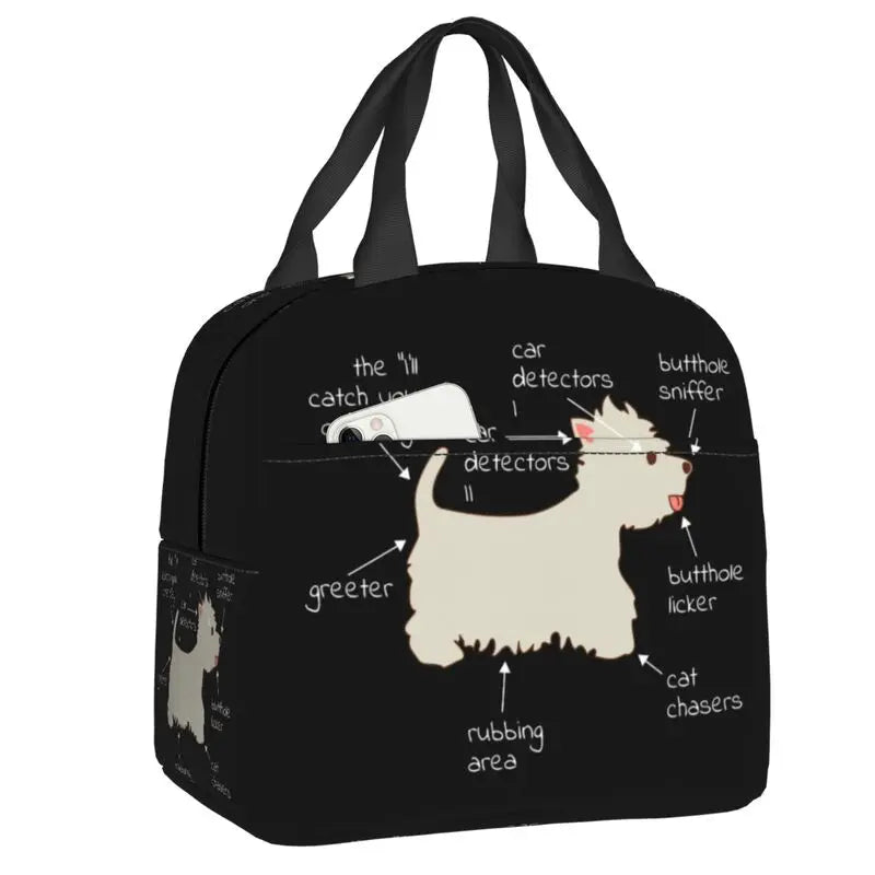 West Highland White Terrier Dog Thermal Insulated Lunch Bag by Love My Pet