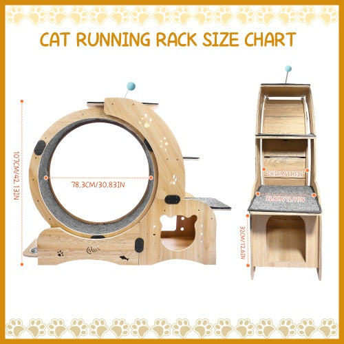 Cat Wheel 6-in-1 Cat Fitness Wheel by Love My Pet