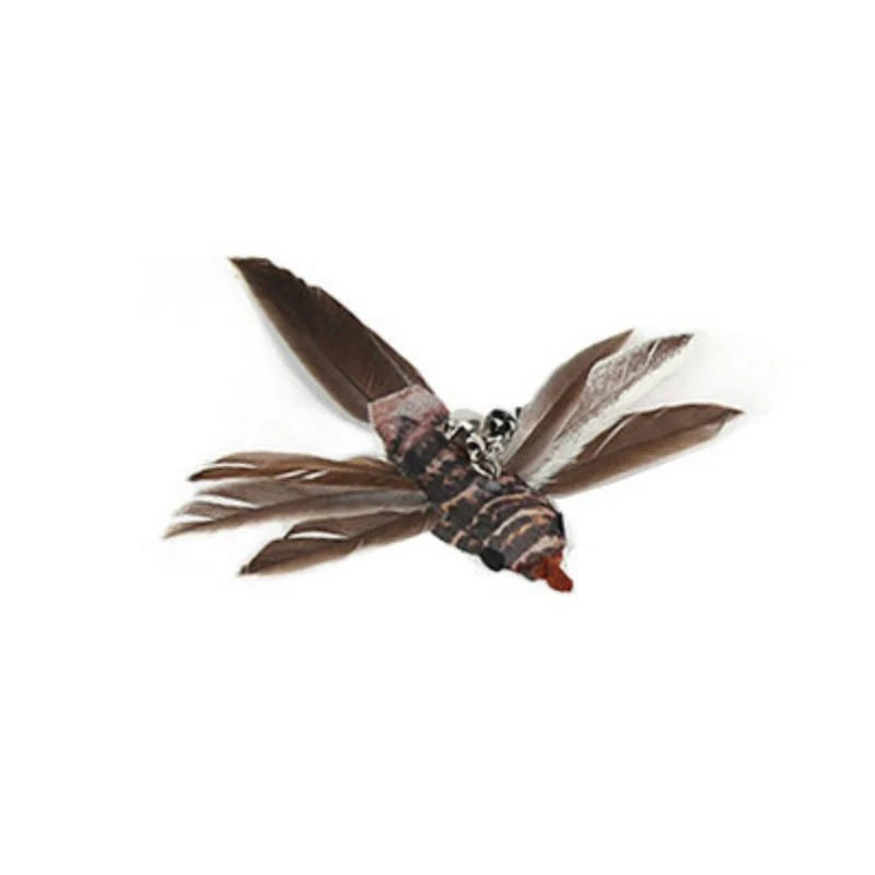 Interactive Cat Toy Feather Bird with Multiple Options by Love My Pet