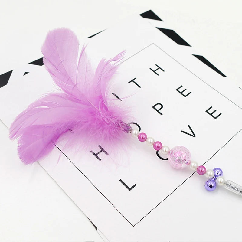 Interactive Cat Toy Feather Bird with Multiple Options by Love My Pet
