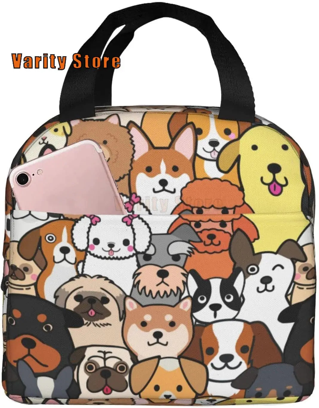 Cartoon Dog Anime Lunch Bag by Love My Pet