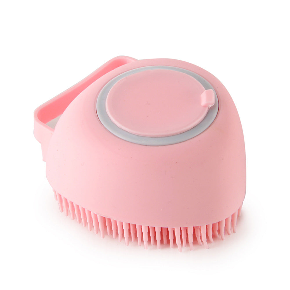 Silicone Dog Bath Massage Grooming Brush by Amazing Pet Bargains