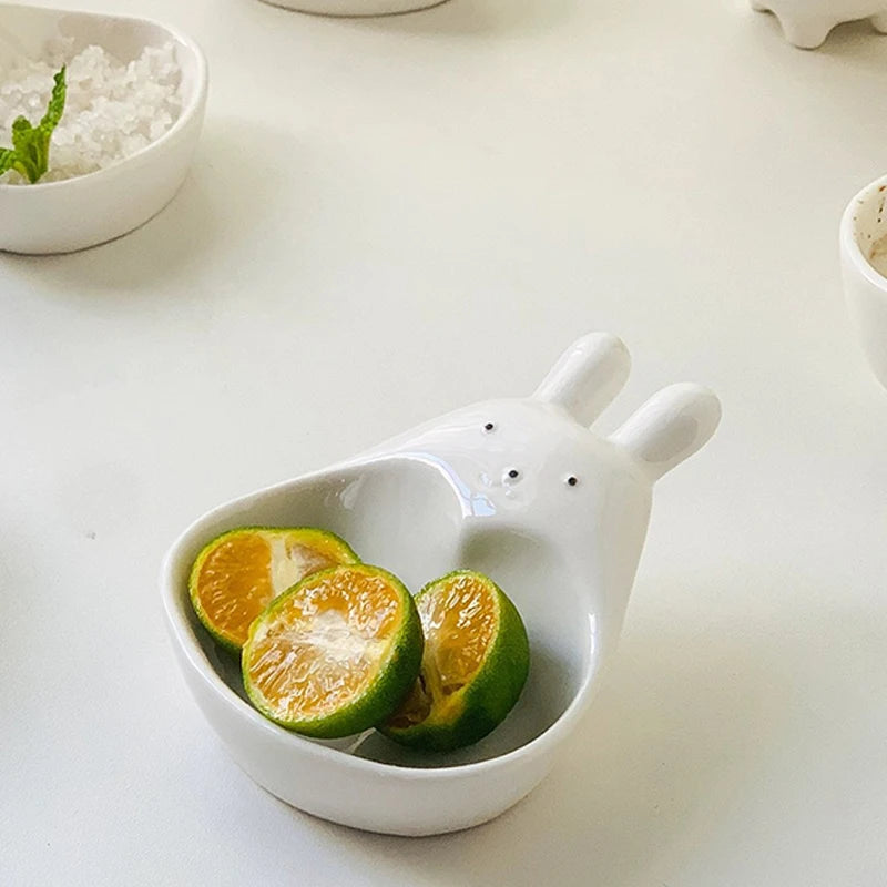 Ceramic Dipping Bowl, Cute Animal Shapes
