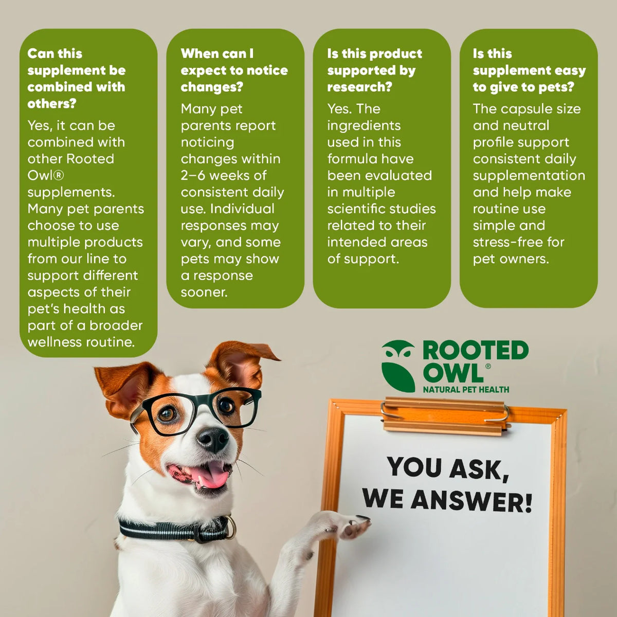 Spirulina & Chlorella by Rooted Owl Pet Supplements