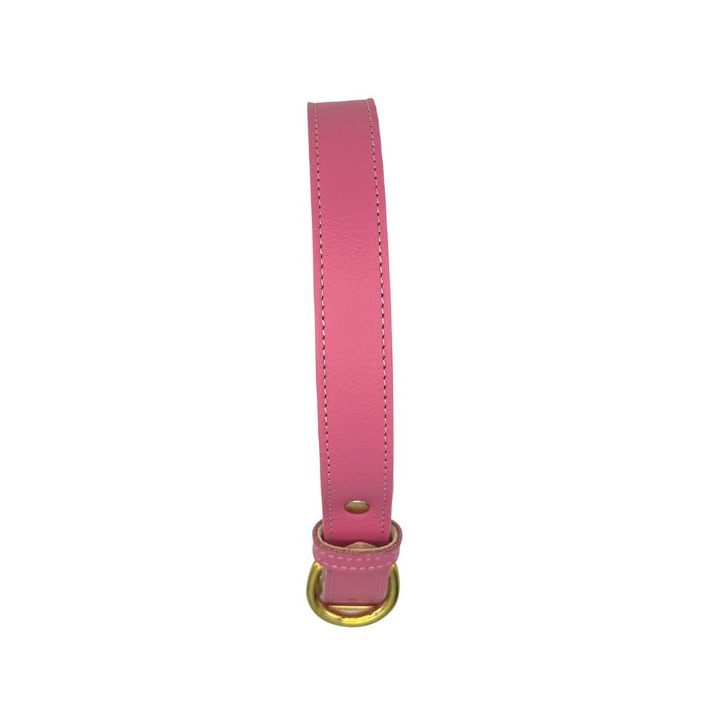 Plain Leather Dog Collar by Bonne et Filou