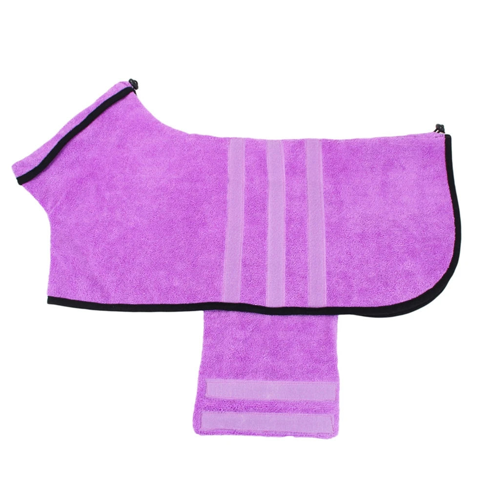 Dog Bathrobe And Towel by Love My Pet