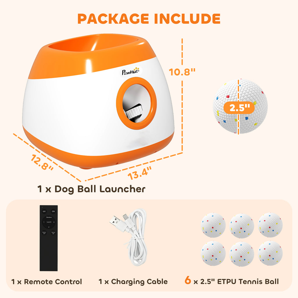 Automatic Dog Ball Launcher with 26-79 FT Distance by VetsPetStore