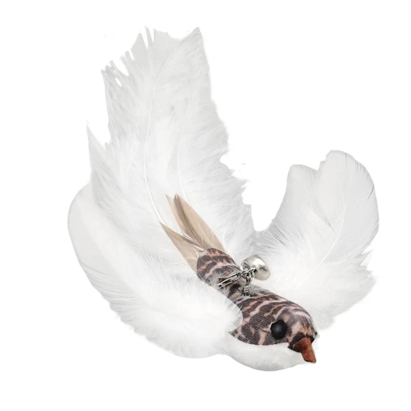 Interactive Cat Toy Feather Bird with Multiple Options by Love My Pet