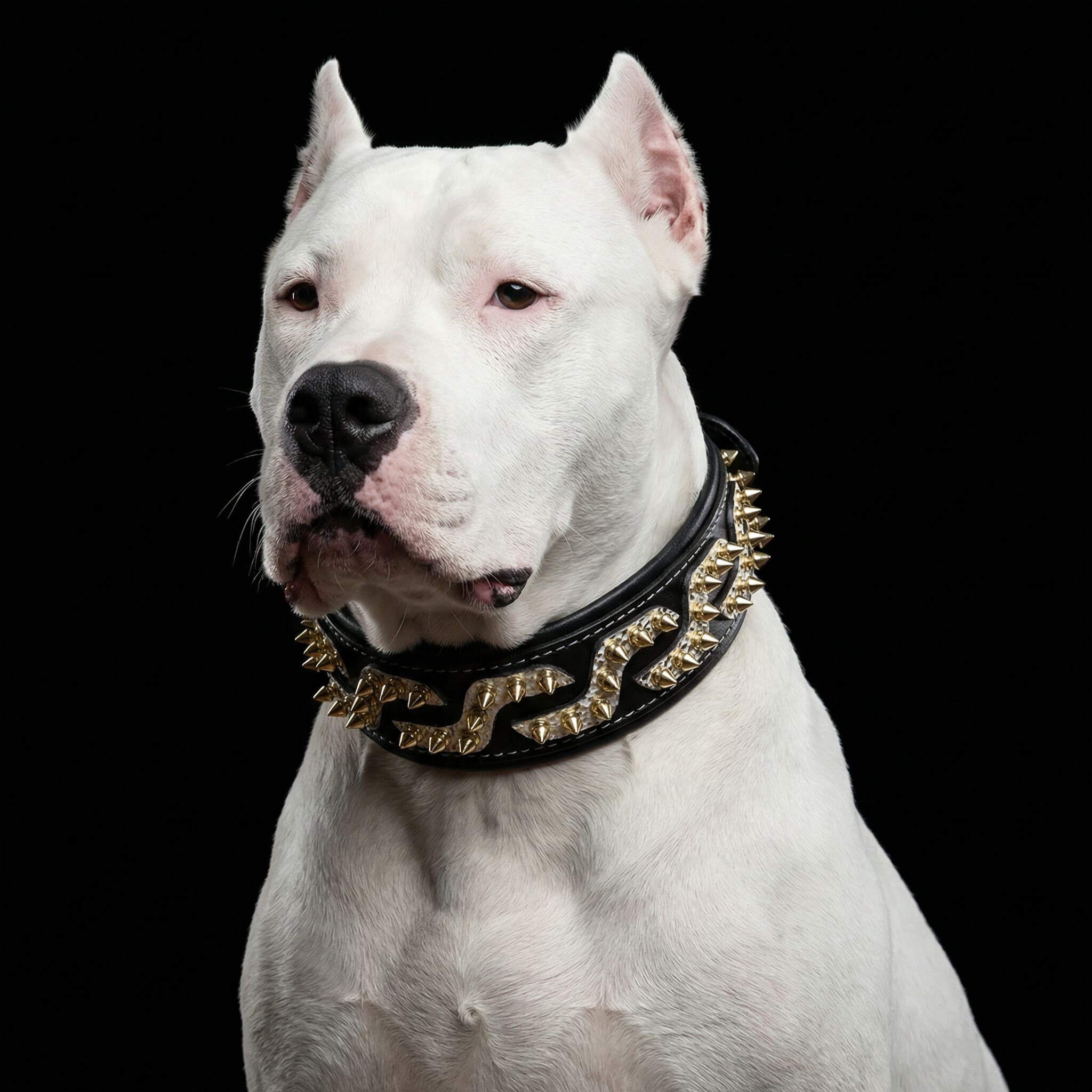 The ''Platinum'' collar by Bestia Dog Gear