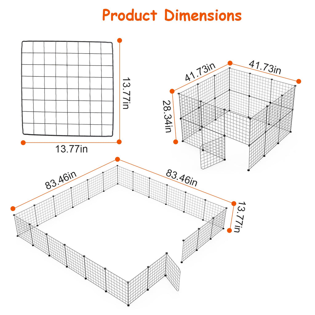 Small Animal Playpen with Door Dog Metal Playpen by Amazing Pet Bargains
