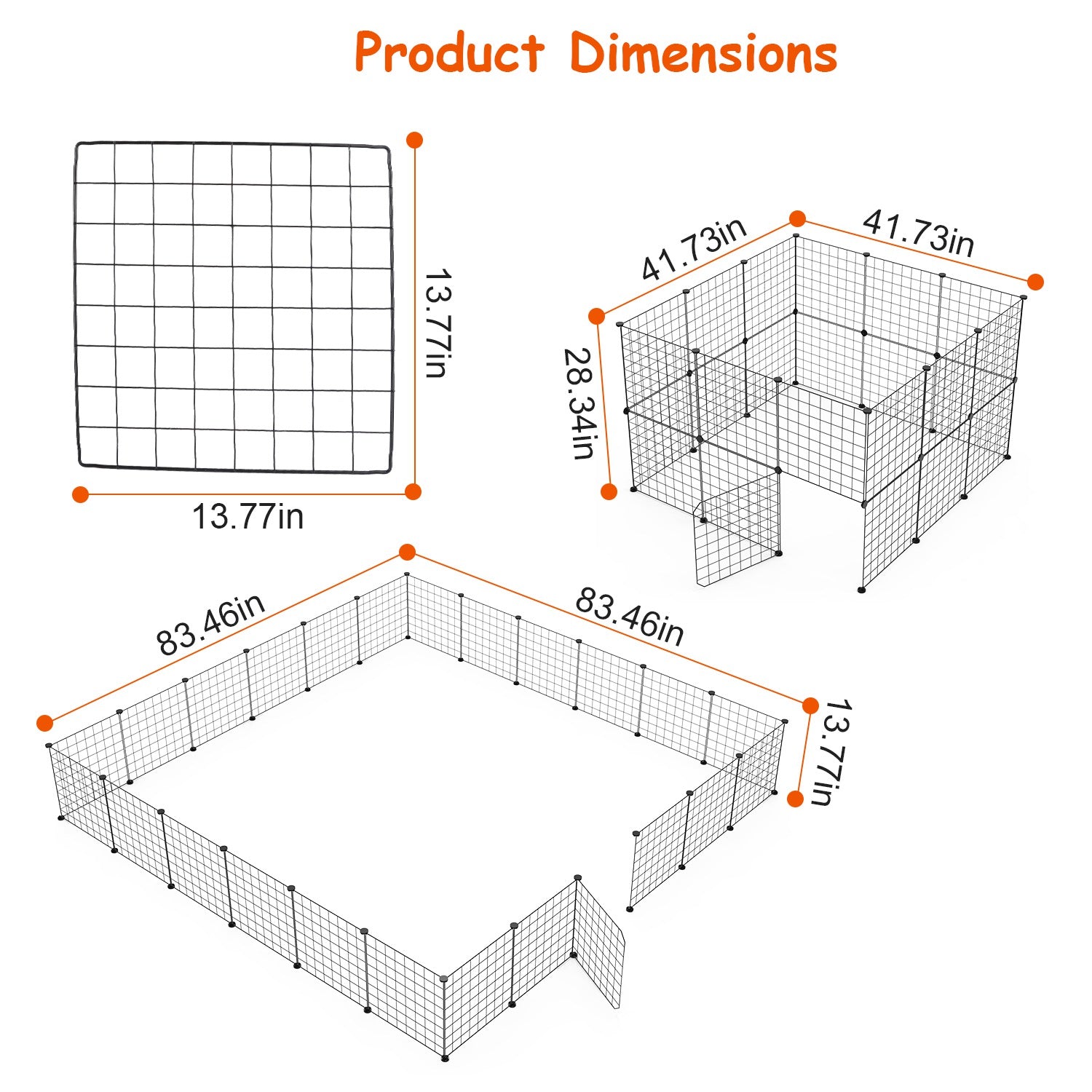 Small Animal Playpen with Door Dog Metal Playpen by Amazing Pet Bargains