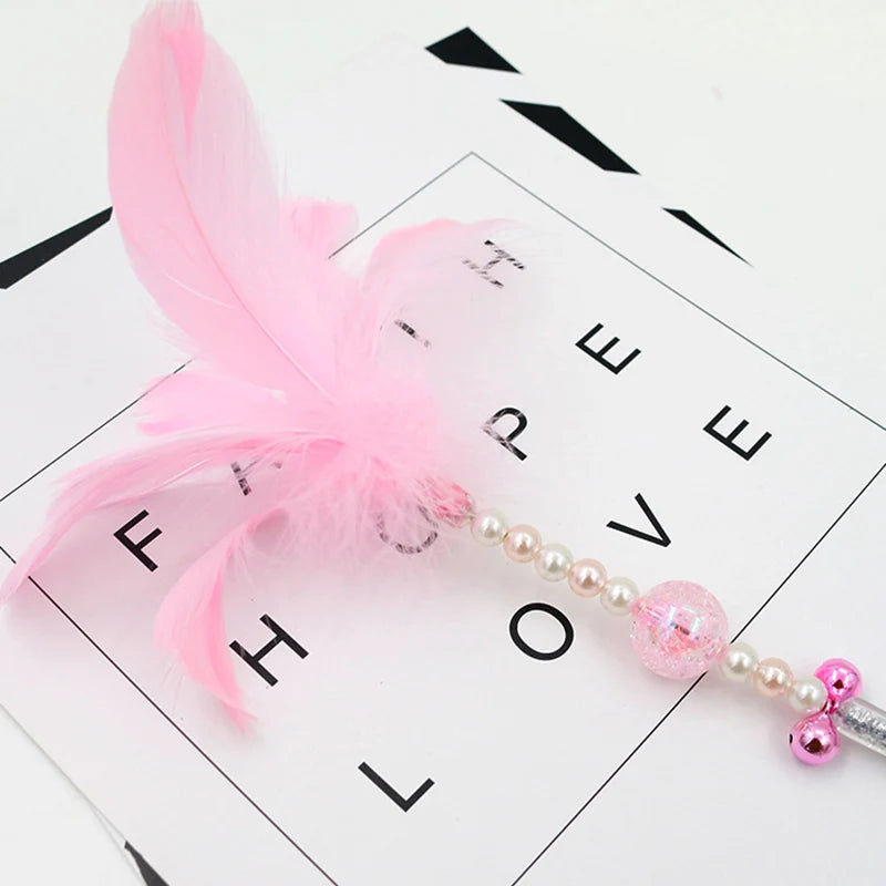 Interactive Cat Toy Feather Bird with Multiple Options by Love My Pet