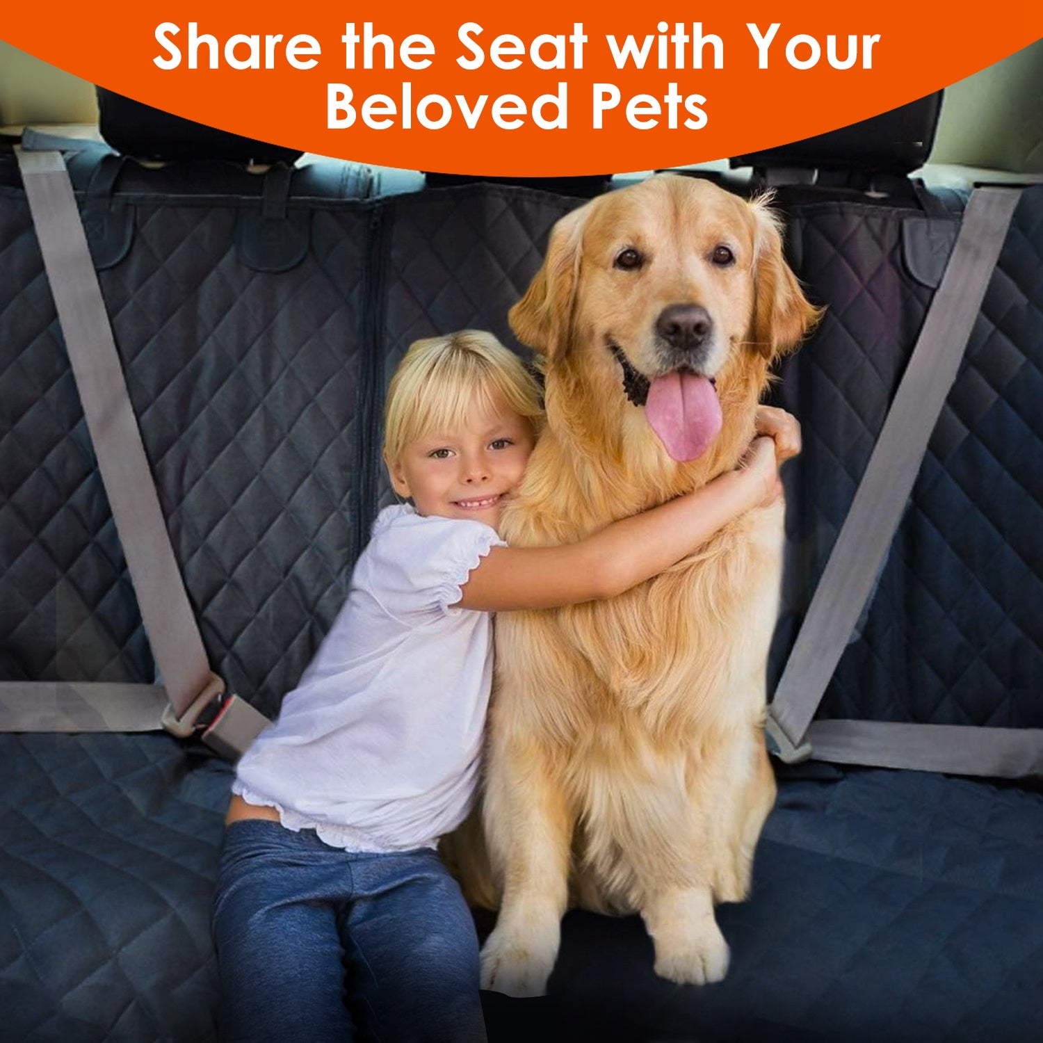 1Pc Dog Car Seat Cover Waterproof Scratchproof Pet Car Rear Protector Mat For Car Truck SUV by VetsPetStore