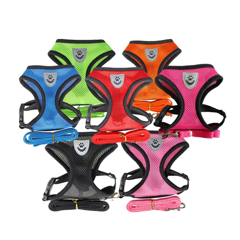 Pet Harness Adjustable Breathable Harnesses, Reflective by Love My Pet