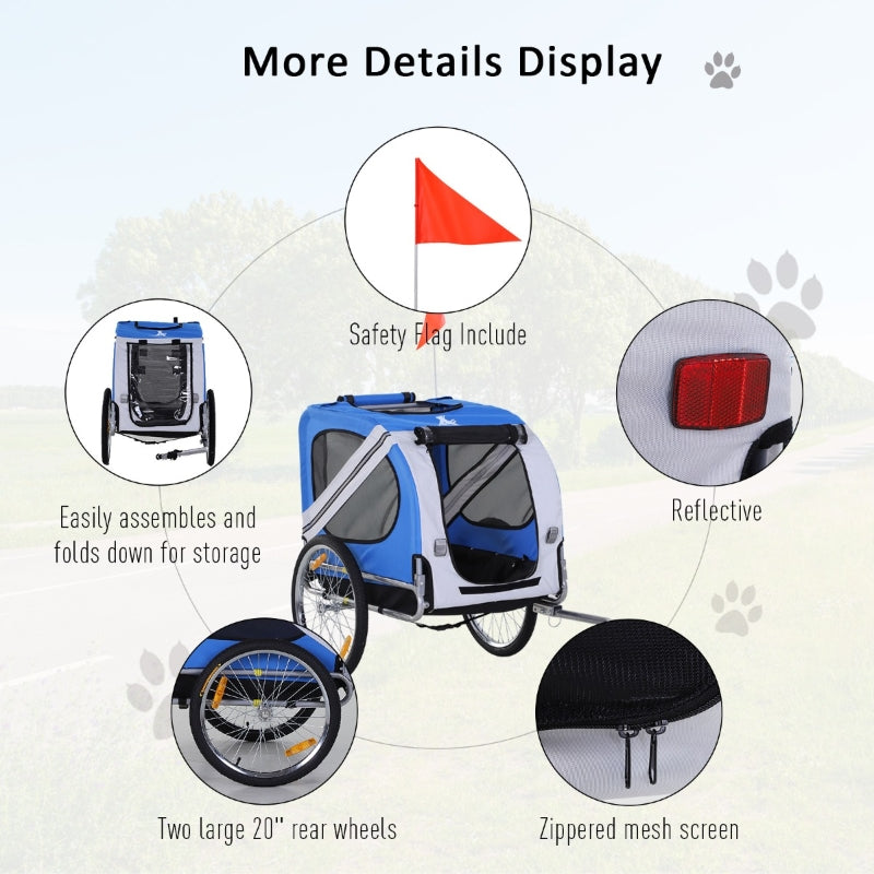 Bike Trailer Cargo Cart for Dogs and Pets by Furr Baby Gifts