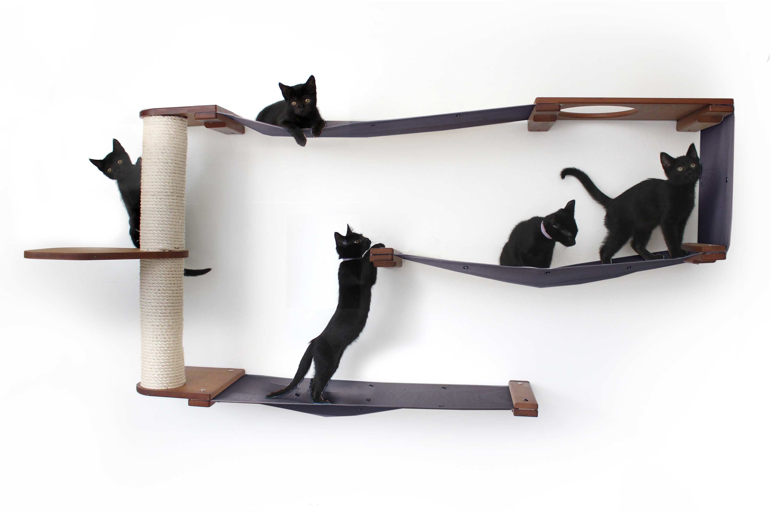 Cat Maze Wall - 3 Tier Cat Tree by Catastrophic Creations