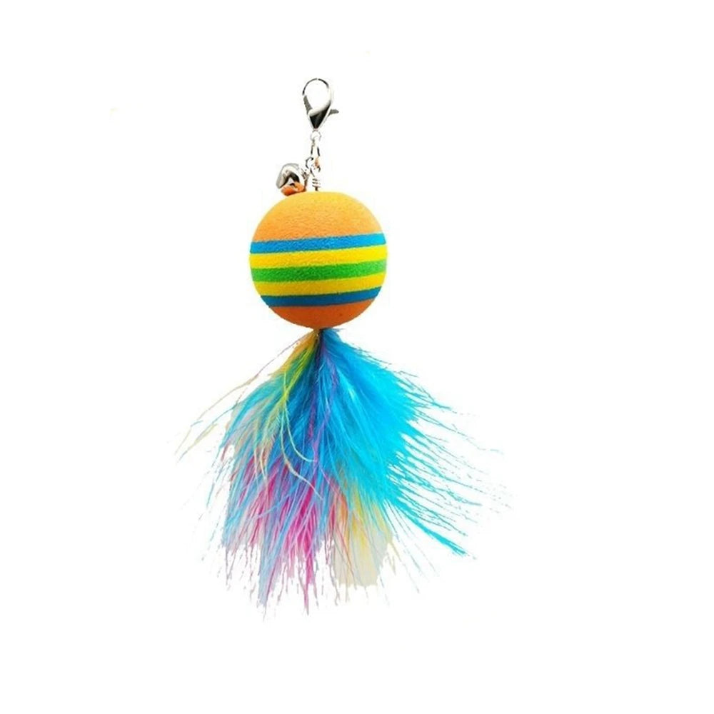 Interactive Cat Toy Feather Bird with Multiple Options by Love My Pet