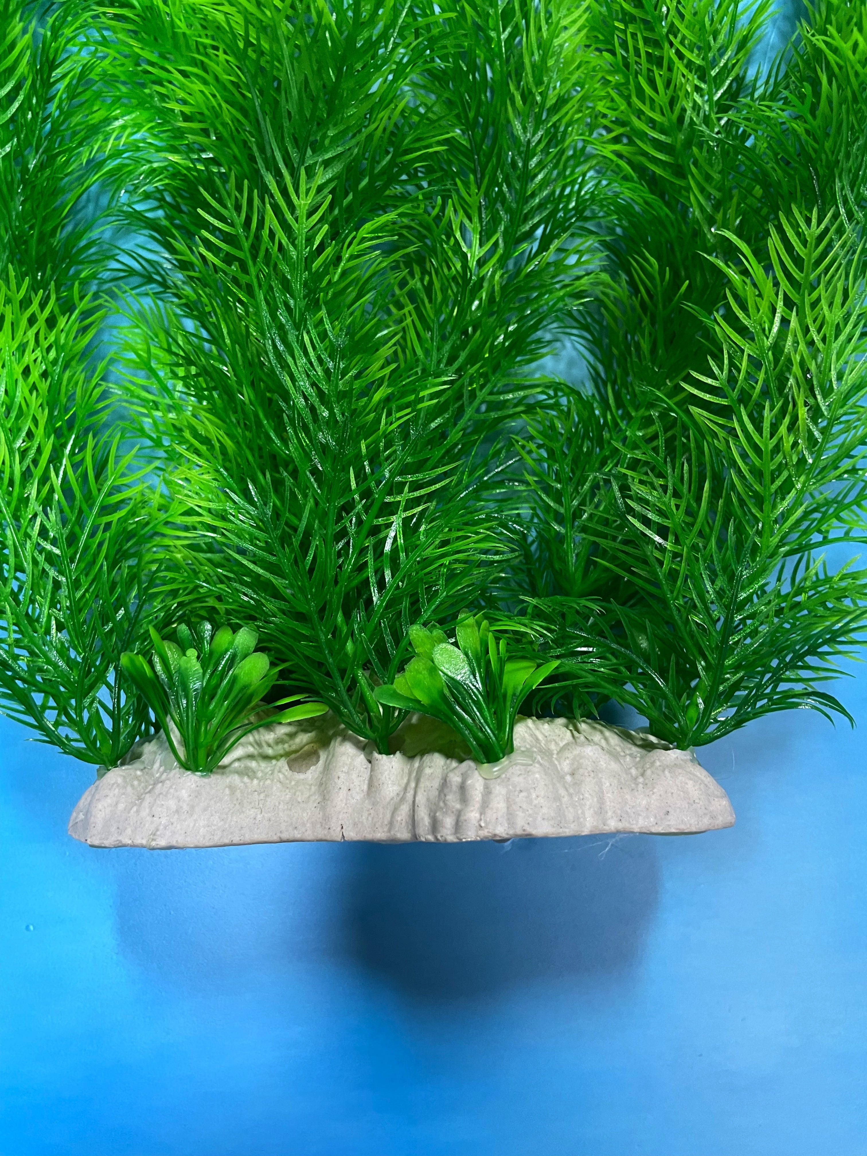 Artificial Aquarium Plant for Fish Tanks, LARGE aquarium plastic plant, 21" TALL by Northeast Aquariums LLC