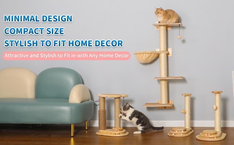 Indoor Cat Soft Scratching Board And Interactive Ball by VetsPetStore