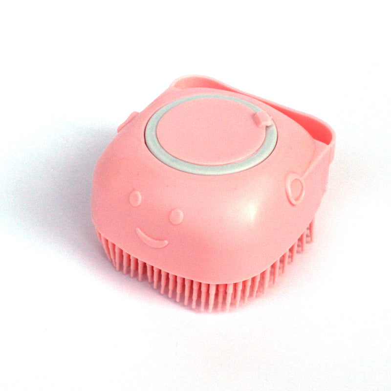 Silicone Dog Bath Massage Grooming Brush