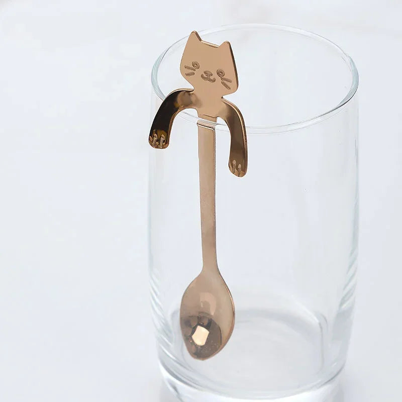 Stainless Steel Spoon Lovely Cute Cat Shape by Love My Pet