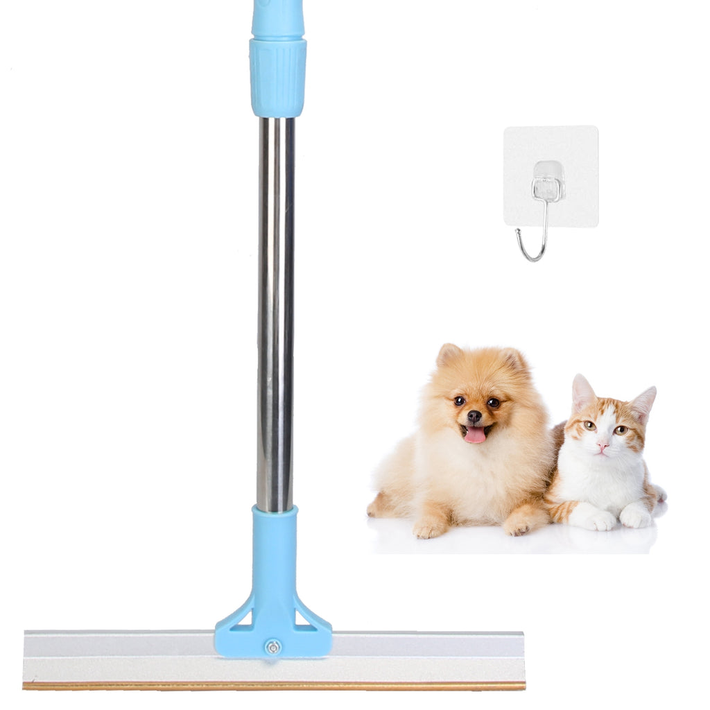 1Pc Pet Hair Removal Rake With 54 in Adjustable Telescopic Rod by VetsPetStore