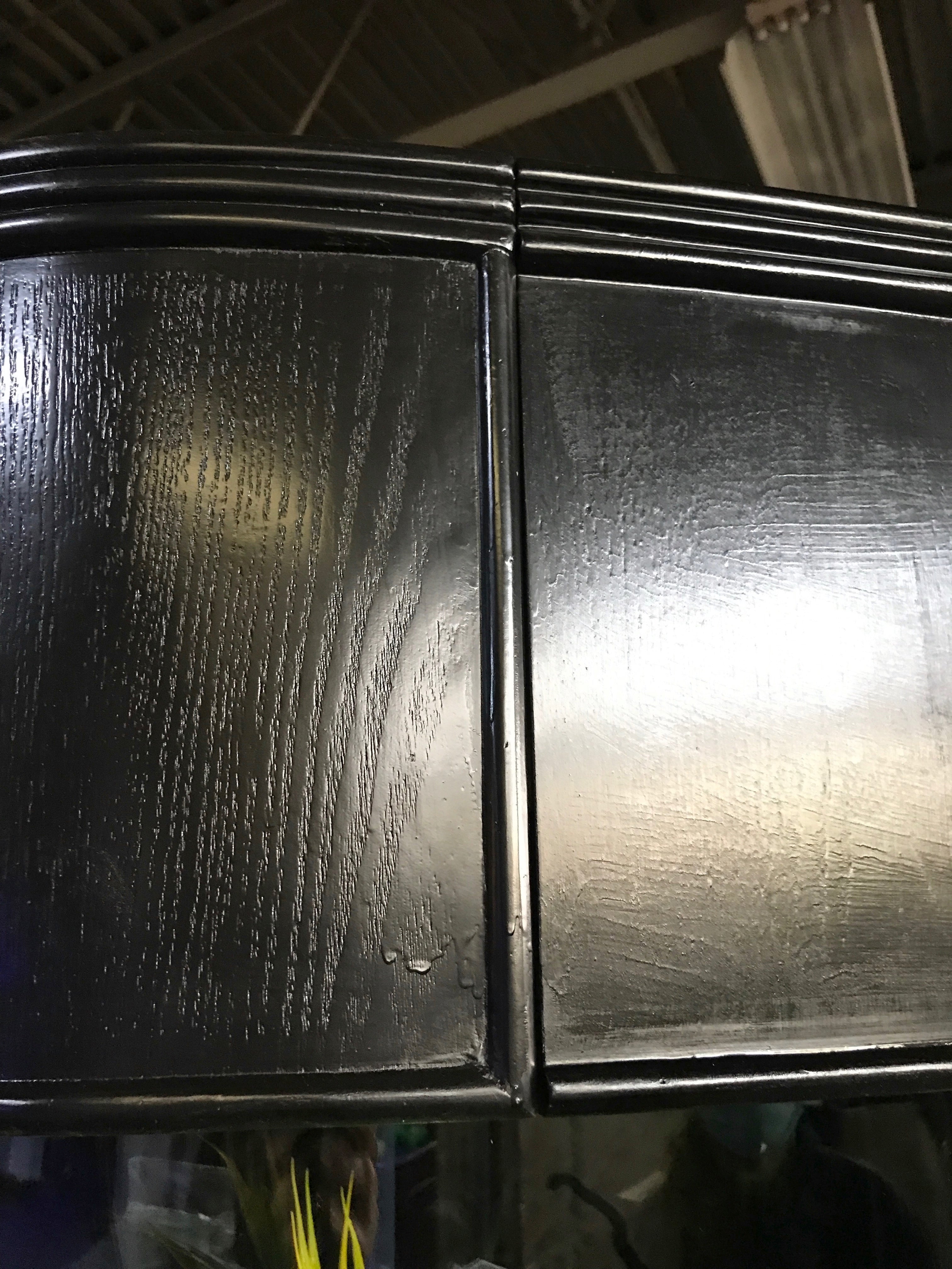 SLEEK 215 Gallon Seamless Glass Bowfront Reef-Ready Aquarium in Black Real Wood Furniture by Northeast Aquariums LLC