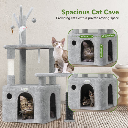 44 Inch Cat Climbing Frame Light Gray by Amazing Pet Bargains