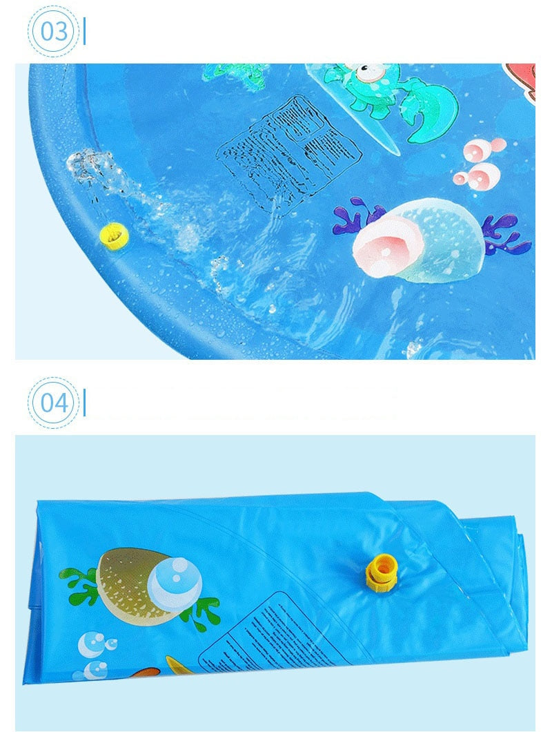 Pet Dog Sprinkler Pad Play Cooling Mat by Furr Baby Gifts