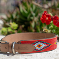 Red Vogue Sambboho dog collar by Sambboho