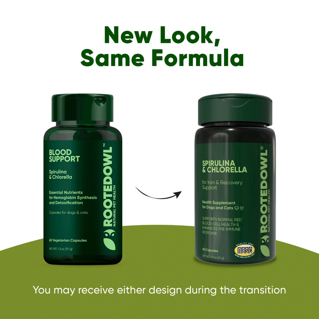 Spirulina & Chlorella by Rooted Owl Pet Supplements