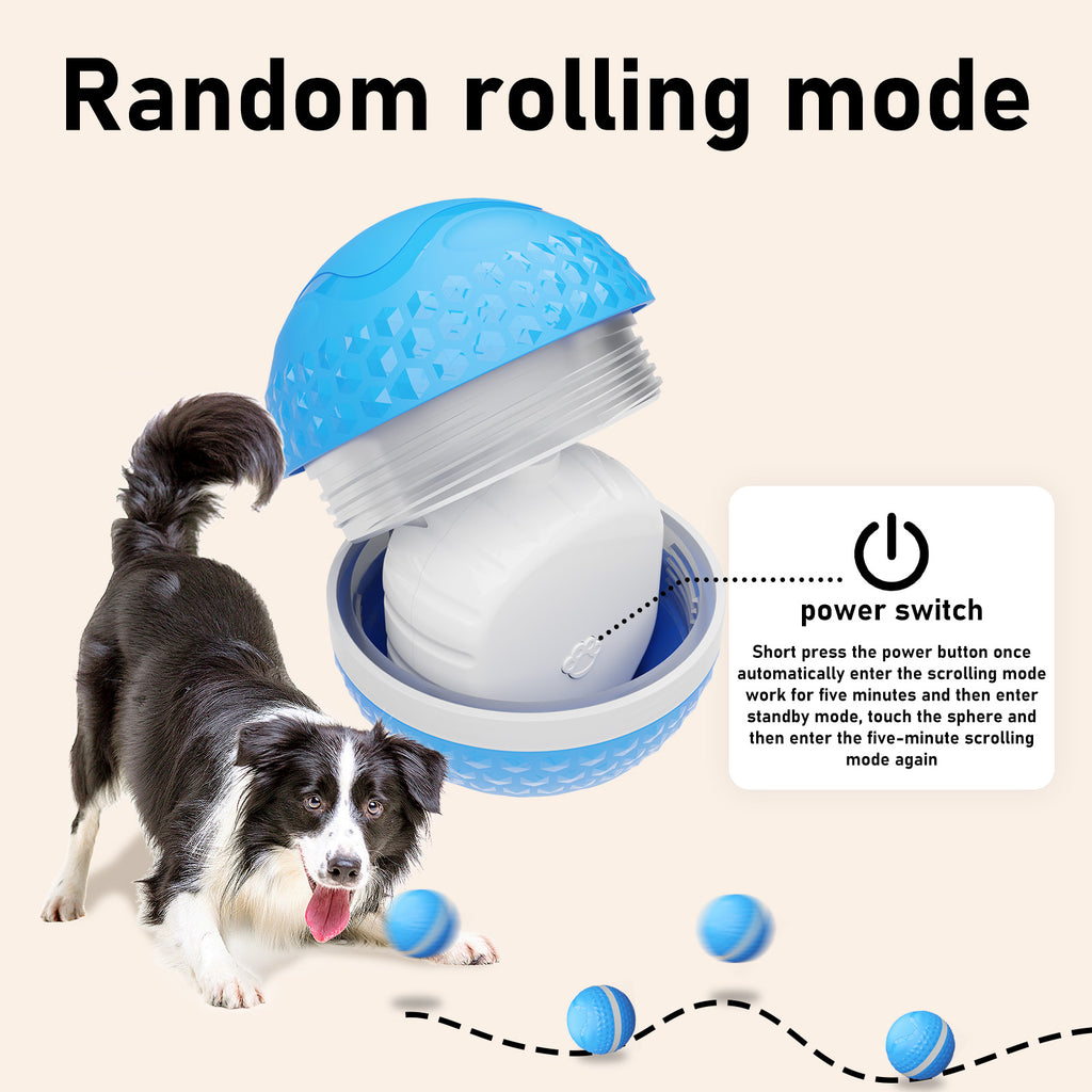 Smart Interactive Dog Toys, Automatic Moving Ball With Lighting Modes. by Love My Pet
