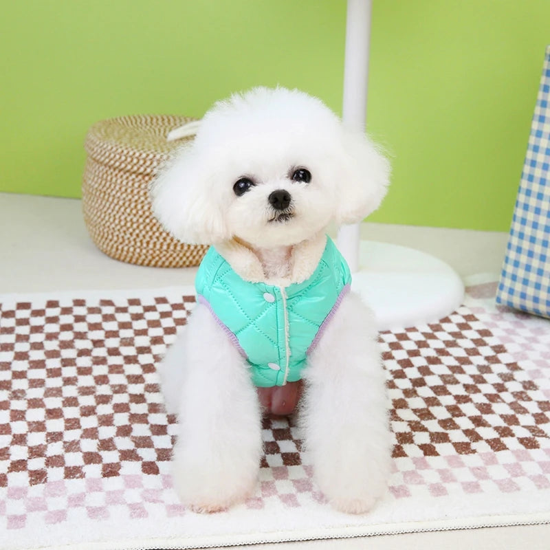 Winter Warm Dog Jacket, Windproof Fur Collar by Love My Pet