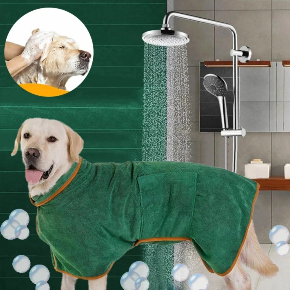 Super Absorbent Pet towel Drying Coat by Love My Pet