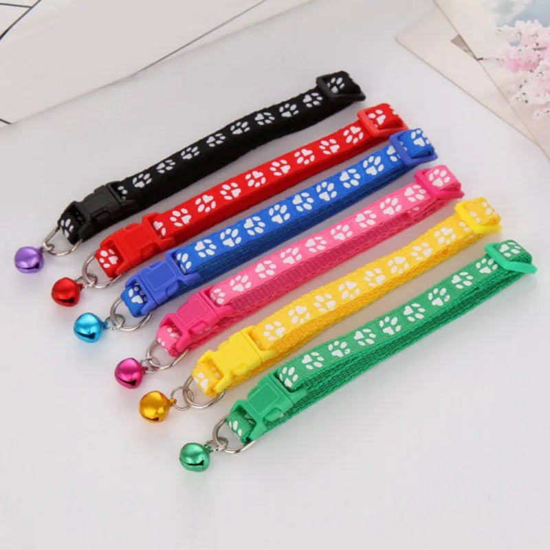 Pet Collars Adjustable With Bell