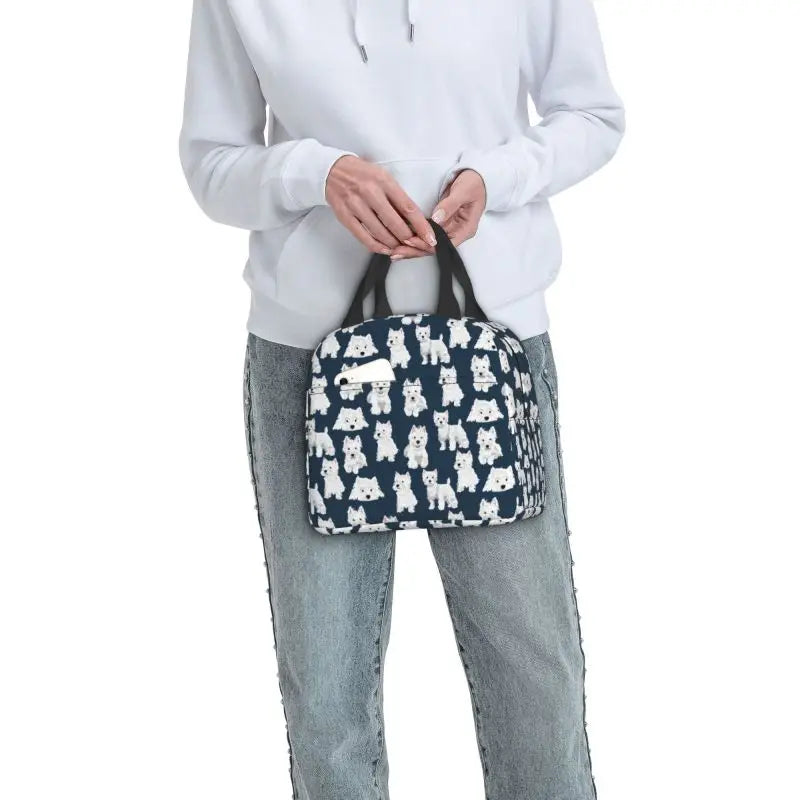 West Highland White Terrier Dog Thermal Insulated Lunch Bag by Love My Pet