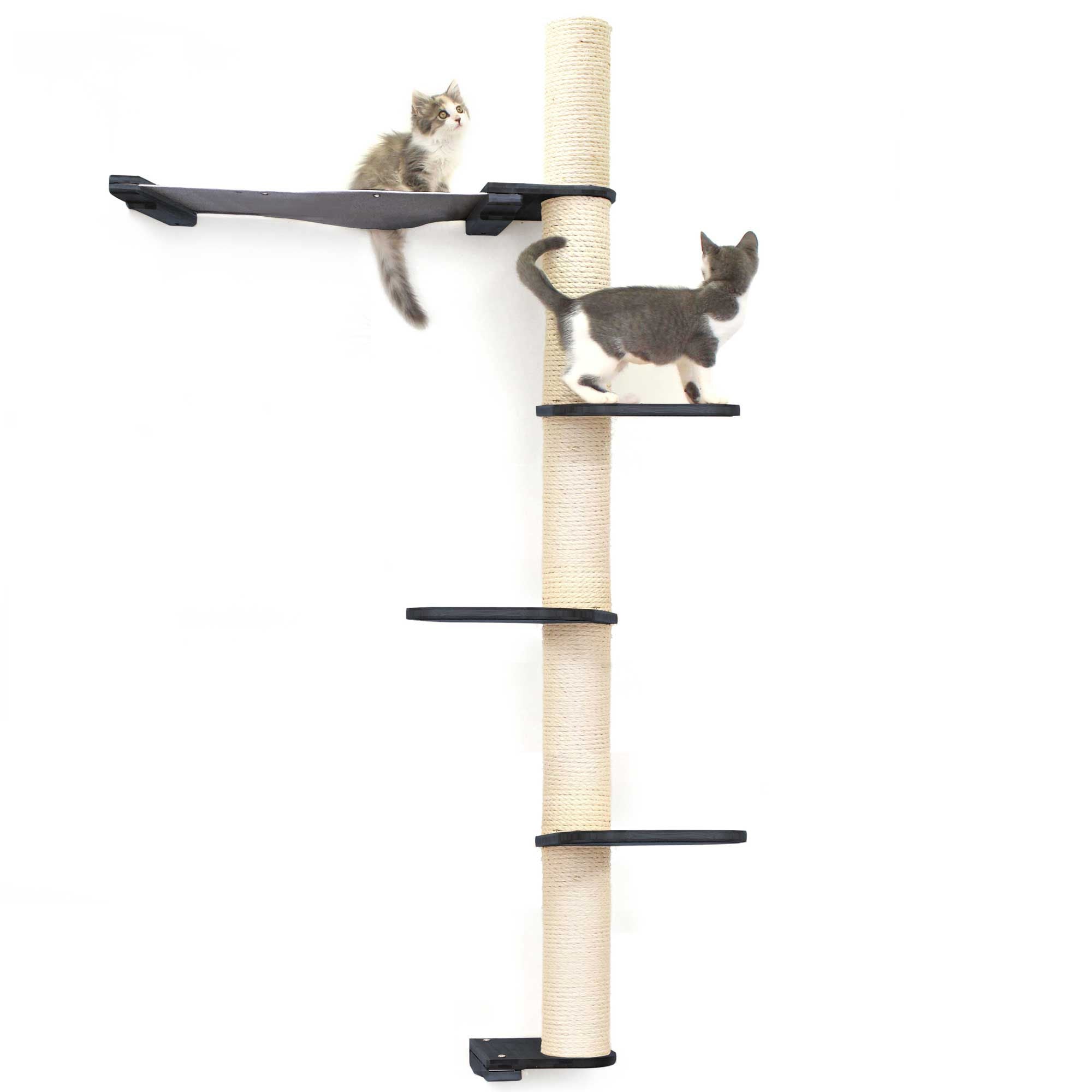 The Crow's Nest - A Wall Cat Scratcher with Hammock