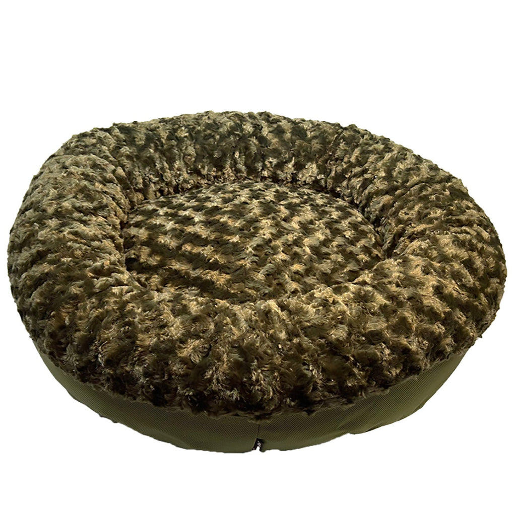 Dog Bed - Round Bolstered Furvana™ by American Dog