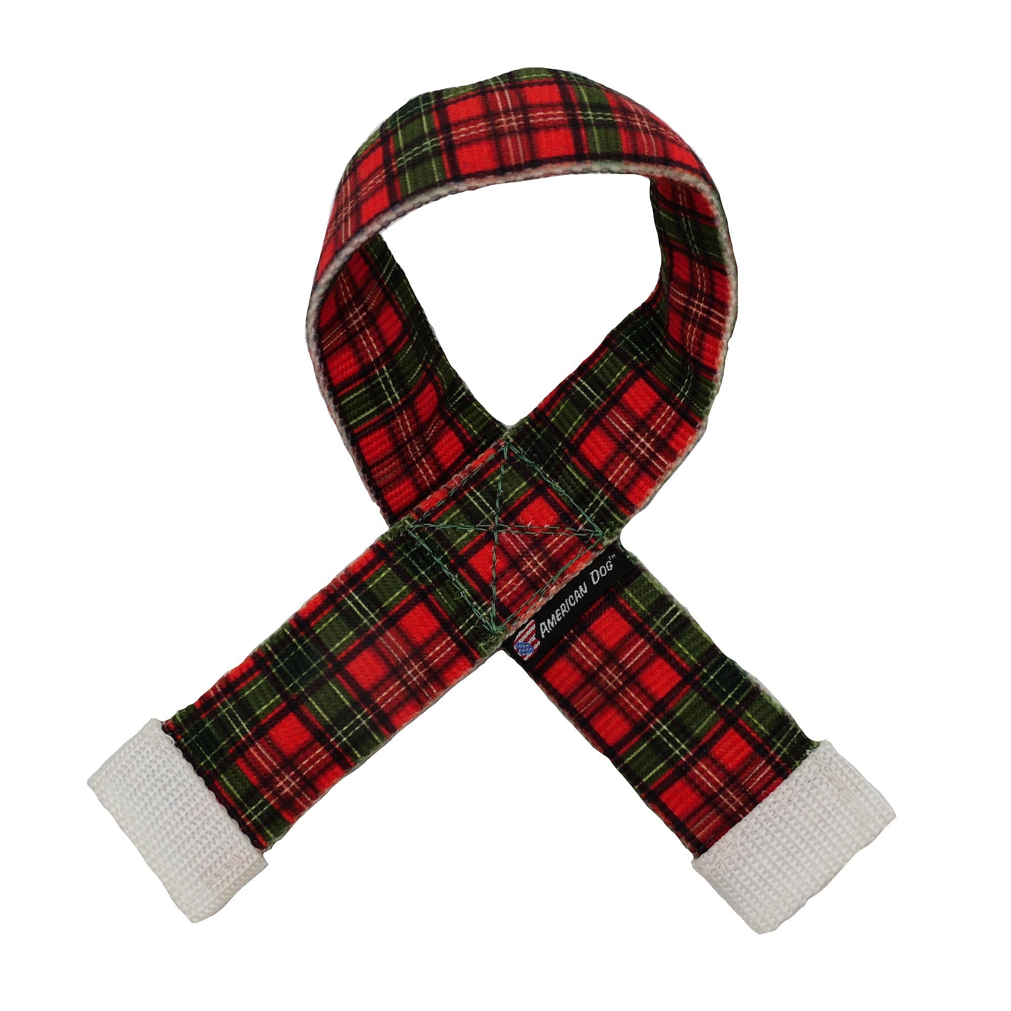 Fire Hose Holiday Scarf Tug by American Dog