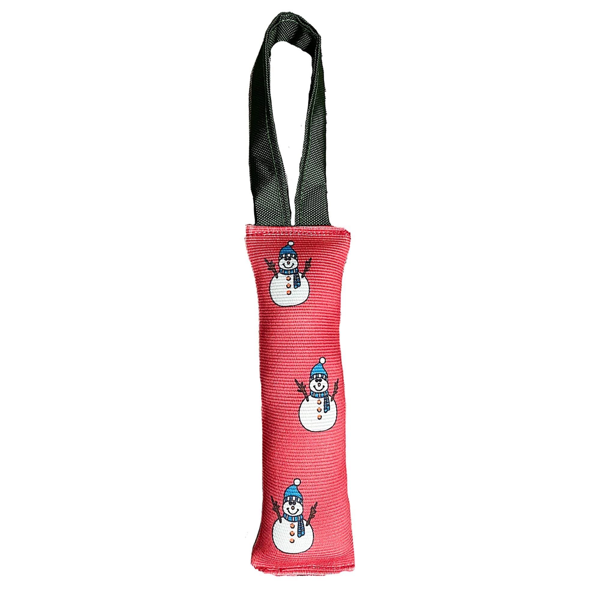 Fire Hose Snowman Dog Toy Tug by American Dog