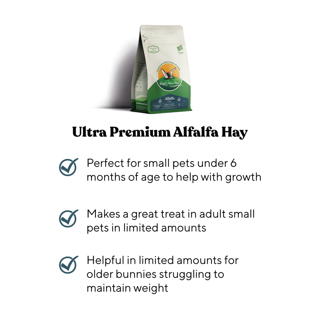 Rabbit Hole Hay Ultra Premium Alfalfa Hay by Rabbit Hole Hay