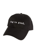 Hat: Dog is Good Signature (Black)